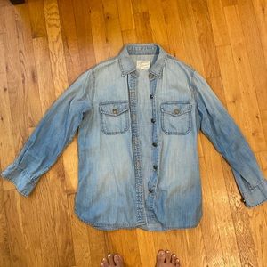 Current Elliot denim button down